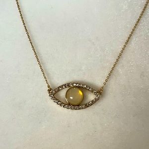 Gold Evil Eye Necklace